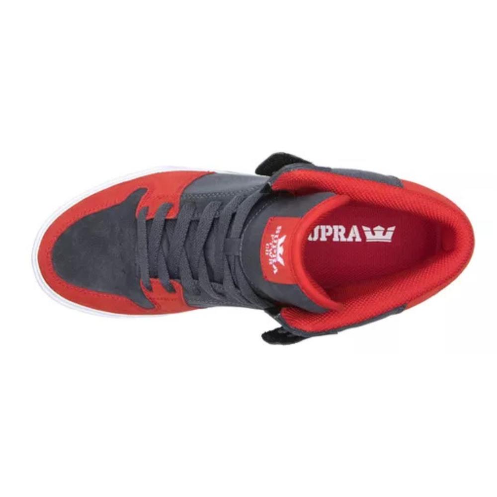 Foto 5 pulgar | Tenis Supra Kids Vaider Niño Deportivo Gris