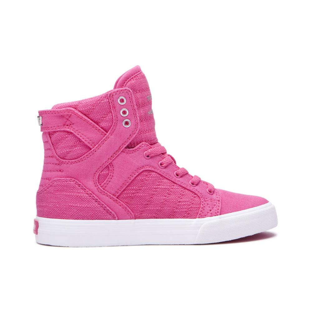 Tenis Supra Kids Skytop Niño Rosa Rosa