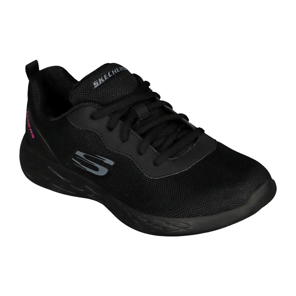 Foto 5 | Tenis Sports Skechers Memory Foam Transpirable Negro para Niño