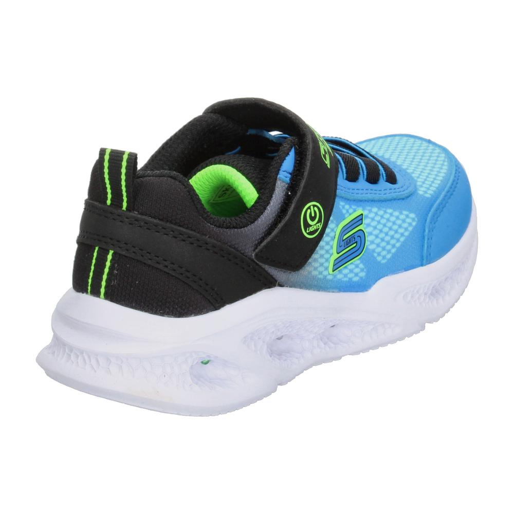 Foto 4 pulgar | Tenis Skechers Meteor-lights Azul Para Niño T17-22 [ske1040] Azul