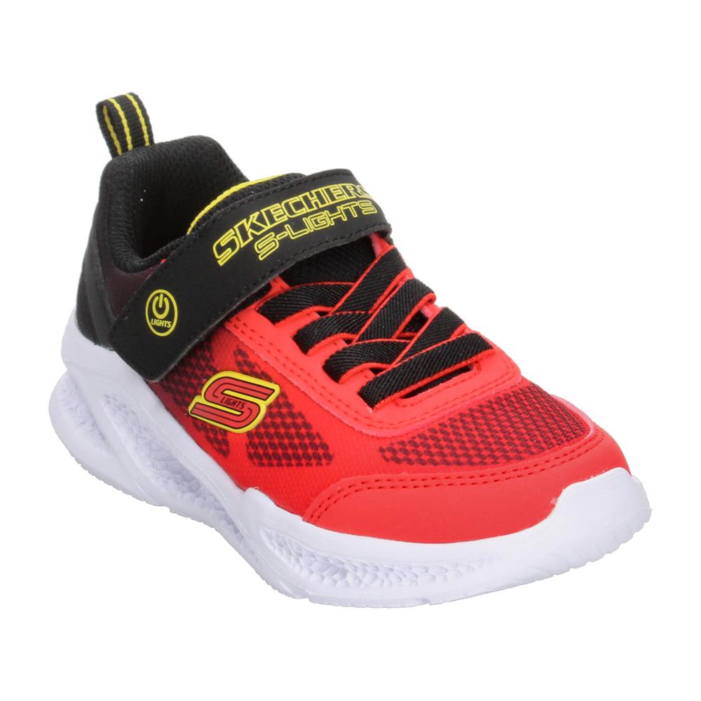 Foto 5 pulgar | Tenis Skechers Meteor-lights Rojo Para Niño T17-22 [ske1041] Rojo