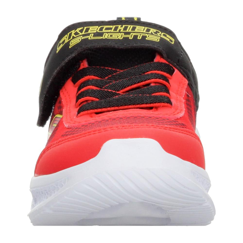 Foto 7 pulgar | Tenis Skechers Meteor-lights Rojo Para Niño T17-22 [ske1041] Rojo