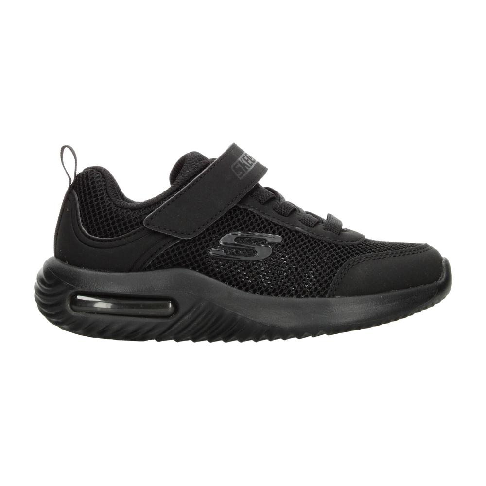 Foto 2 pulgar | Tenis Skechers Negro Para Niño T17-22 [ske1043] Negro