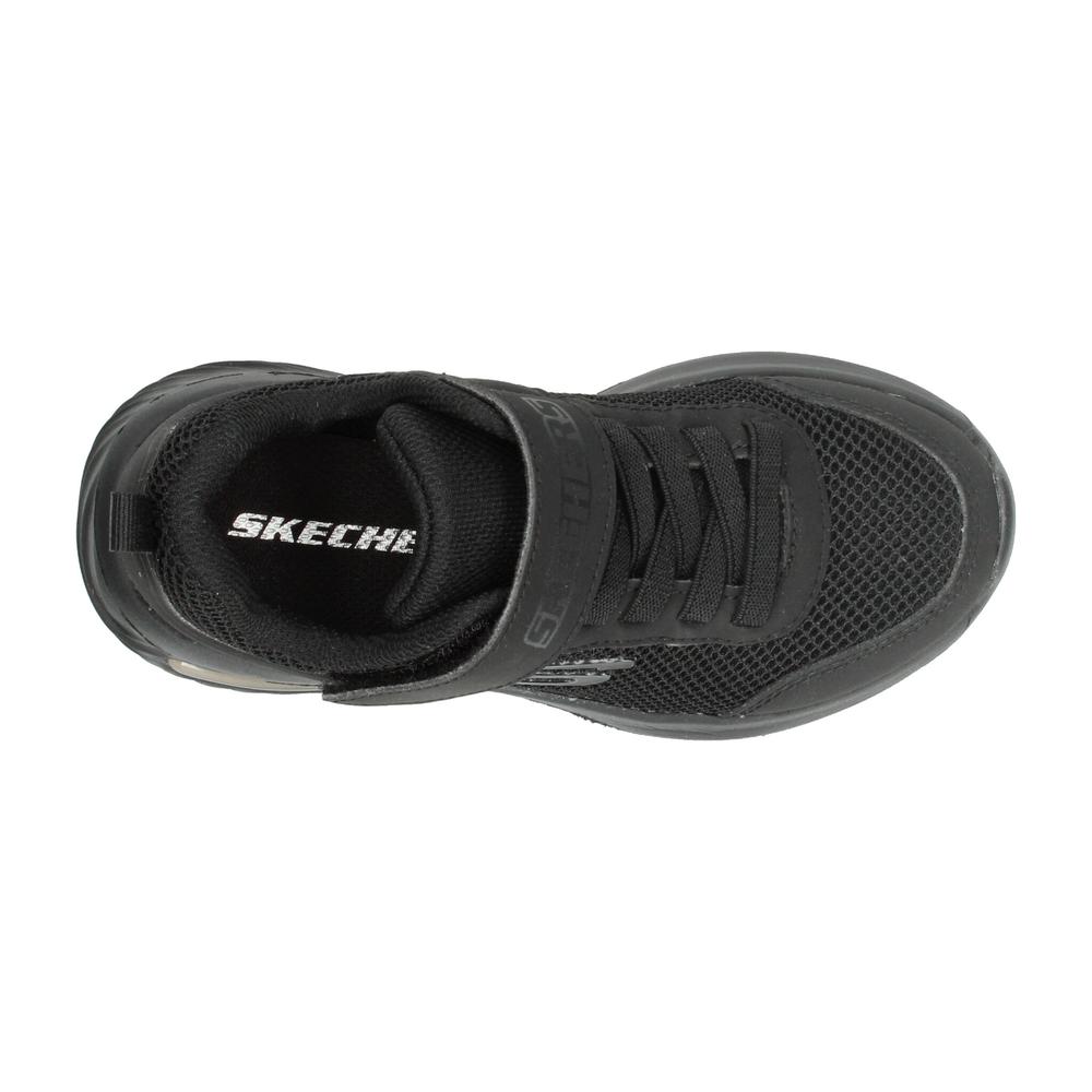 Foto 9 pulgar | Tenis Skechers Negro Para Niño T17-22 [ske1043] Negro