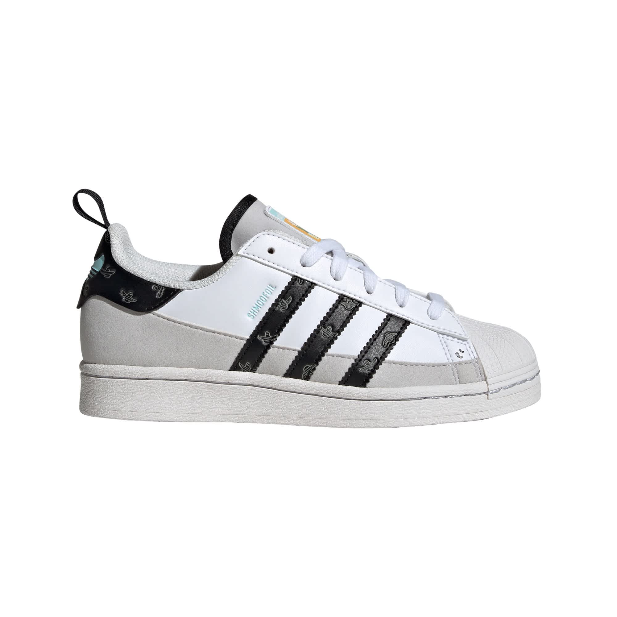 Tenis Shmoofoil Superstar Kids Adidas Blanco Niños