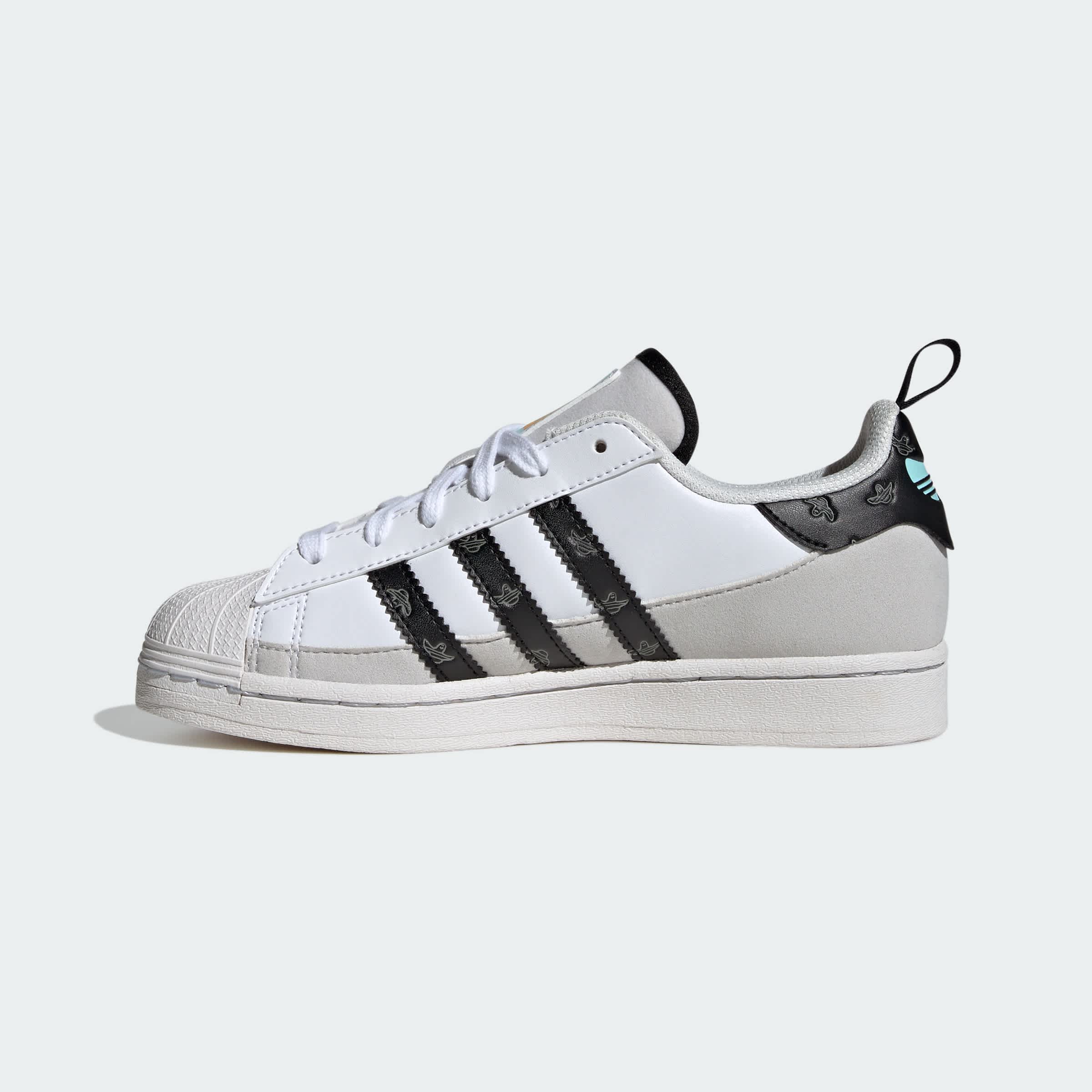 Foto 4 pulgar | Tenis Shmoofoil Superstar Kids Adidas Blanco Niños