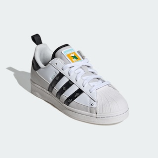 Foto 6 | Tenis Shmoofoil Superstar Kids Adidas Blanco Niños