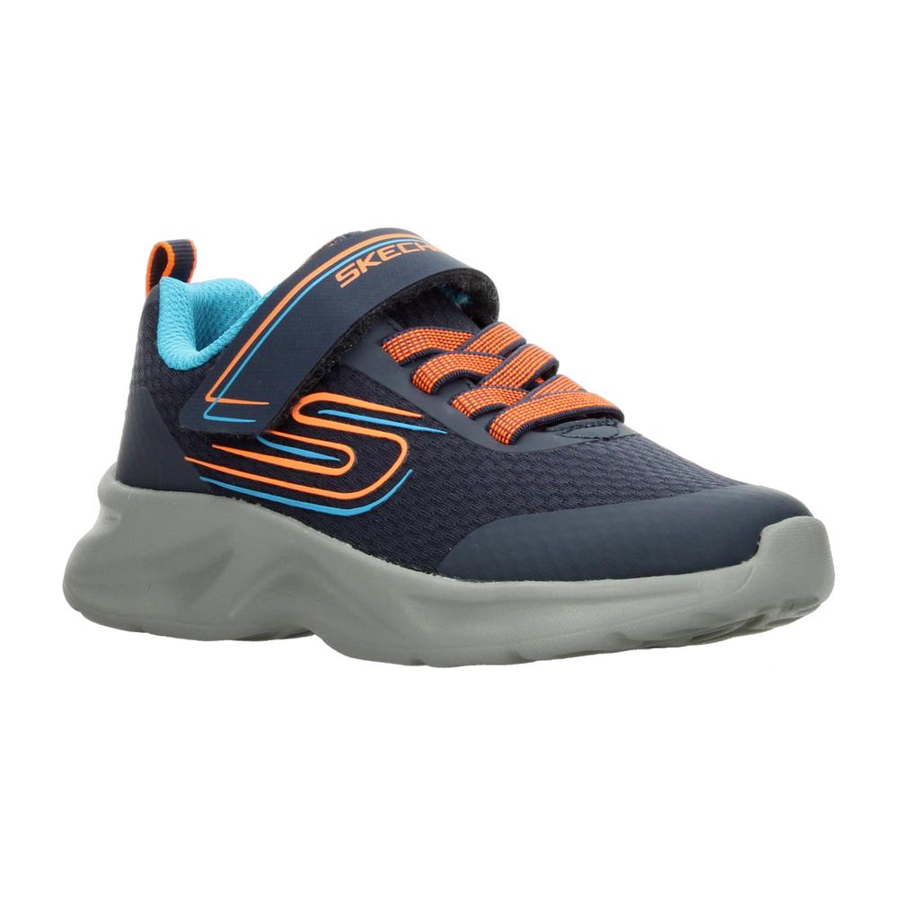 Foto 3 pulgar | Tenis Skechers Azul Para Niño T17-22 [ske1045] Azul