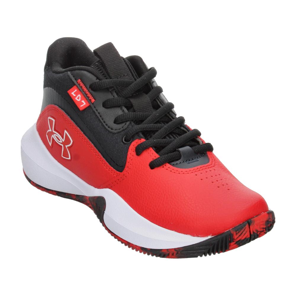 Foto 5 pulgar | Tenis Under Armour Lockdown 7 Rojo Para Niño T22-25 [und82] Rojo