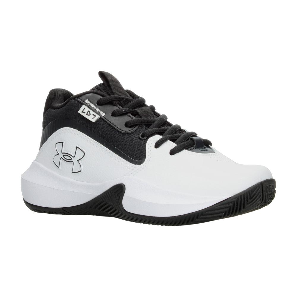 Foto 3 pulgar | Tenis Under Armour Lockdown 7 Blanco Para Niño T22-25[und81] Blanco