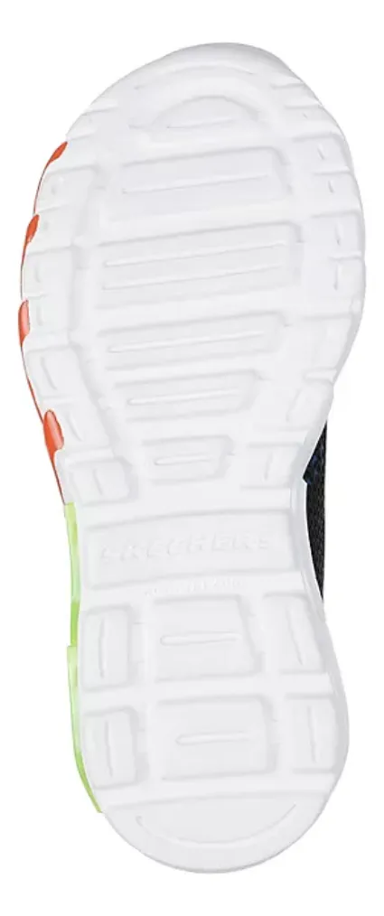 Foto 6 | Skechers Zapatillas Deportivas Para Niños, Modelo Flex-glow Bolt Con Luces, Diseño Divertido Y Cómodo En Negro/azul
