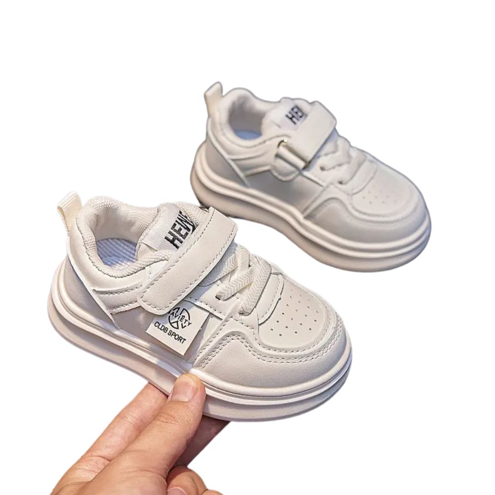 Foto 3 pulgar | Tenis Infantil Denali Urbanplay Kids Blanco Cómodos Resistentes Con Velcro