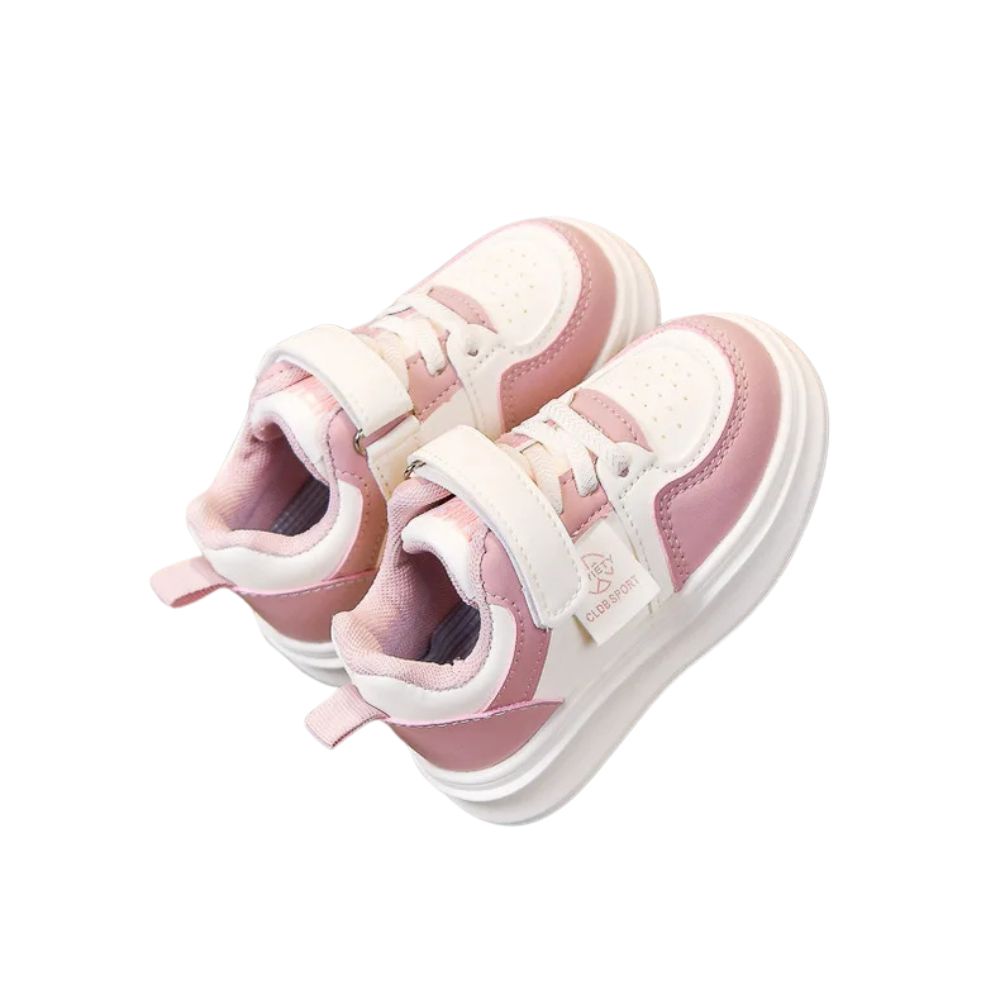 Foto 5 pulgar | Tenis Infantil Denali Urbanplay Kids Rosa Cómodos Resistentes Con Velcro