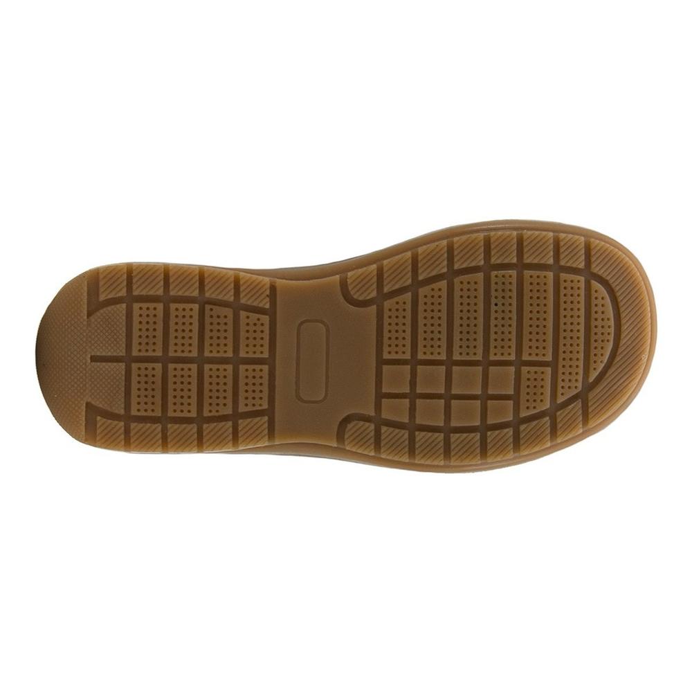 Foto 9 pulgar | Zapatito Mocasin Niño Karsten Piel Soporte Arco 12-17 Azul Marino
