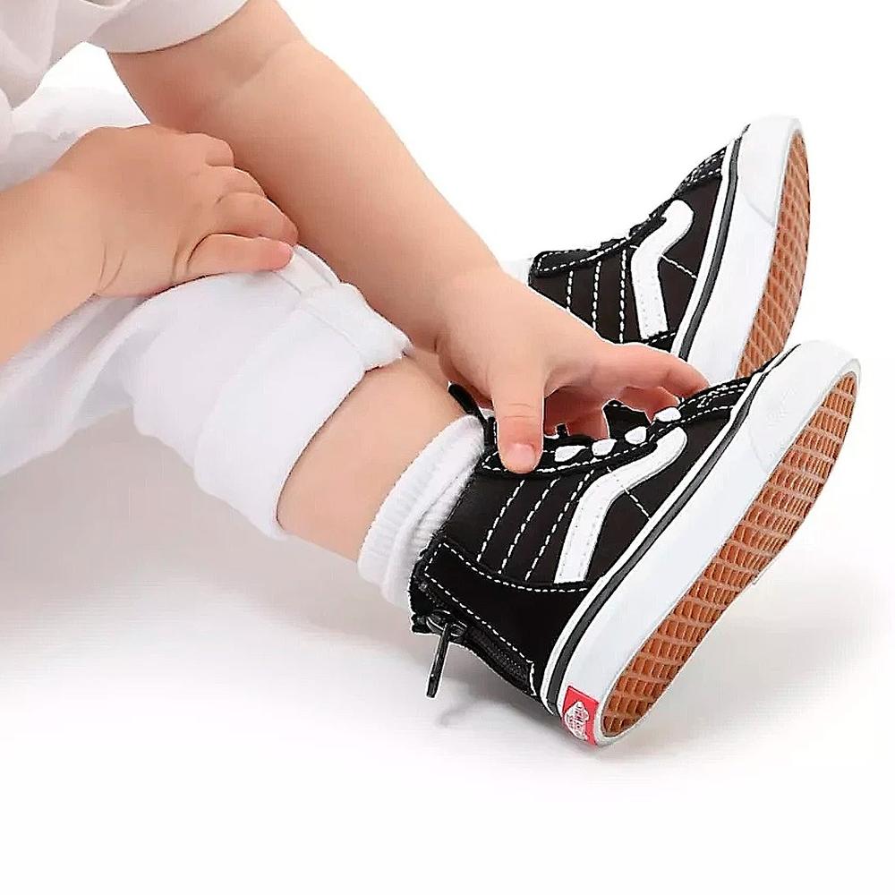 Foto 8 pulgar | Tenis Vans Sk8-hi Zip Td - 0xg5y28 - Negro - Bebes Negro