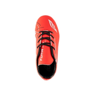 Foto 4 | Tenis Zapato Futbol Soccer Taquete Infantil Furia Modelo 108n Rojo