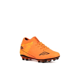 Foto 3 | Tenis Zapato Futbol Soccer Taquete Infantil Furia Modelo 108 Naranja