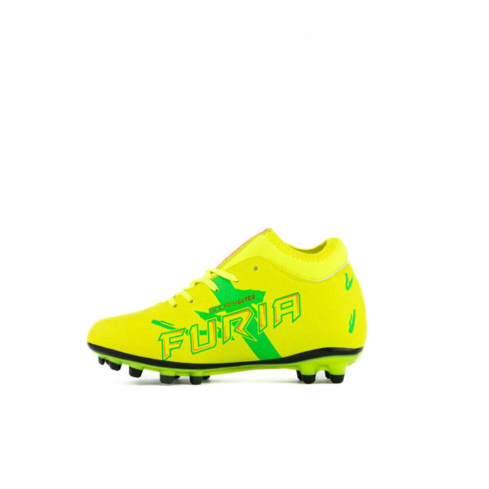 Foto 3 pulgar | Tenis Zapato Futbol Soccer Taquete Infantil Furia Modelo 108 Amarillo
