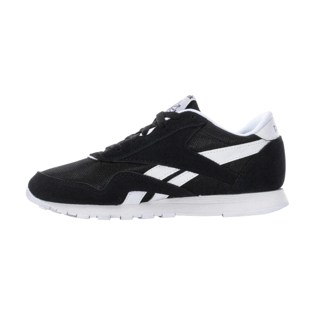 Foto 3 pulgar | Tenis Reebok Clasicos Nailon Color Negro Deportivos Comodos Para Niños - Original