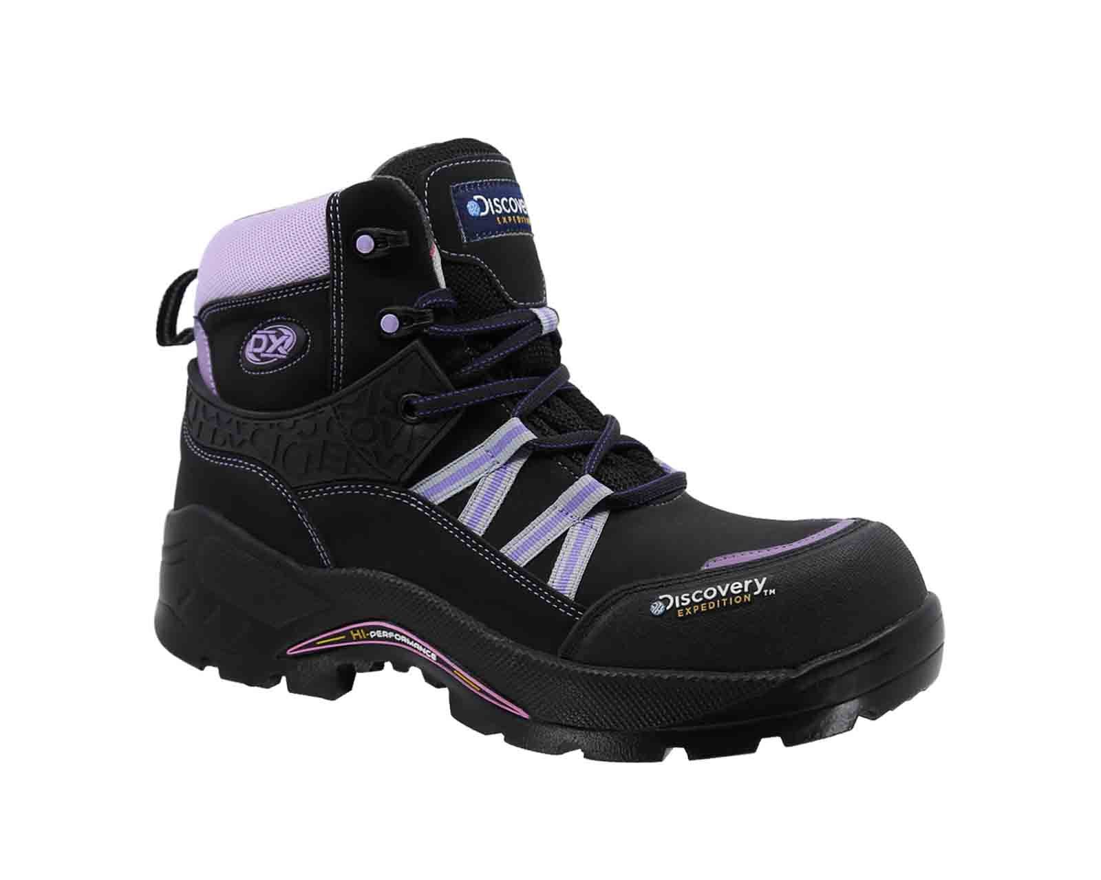 Foto 2 pulgar | Bota de Trabajo Discovery Expedition Blackwood 2503 color Negro para Dama