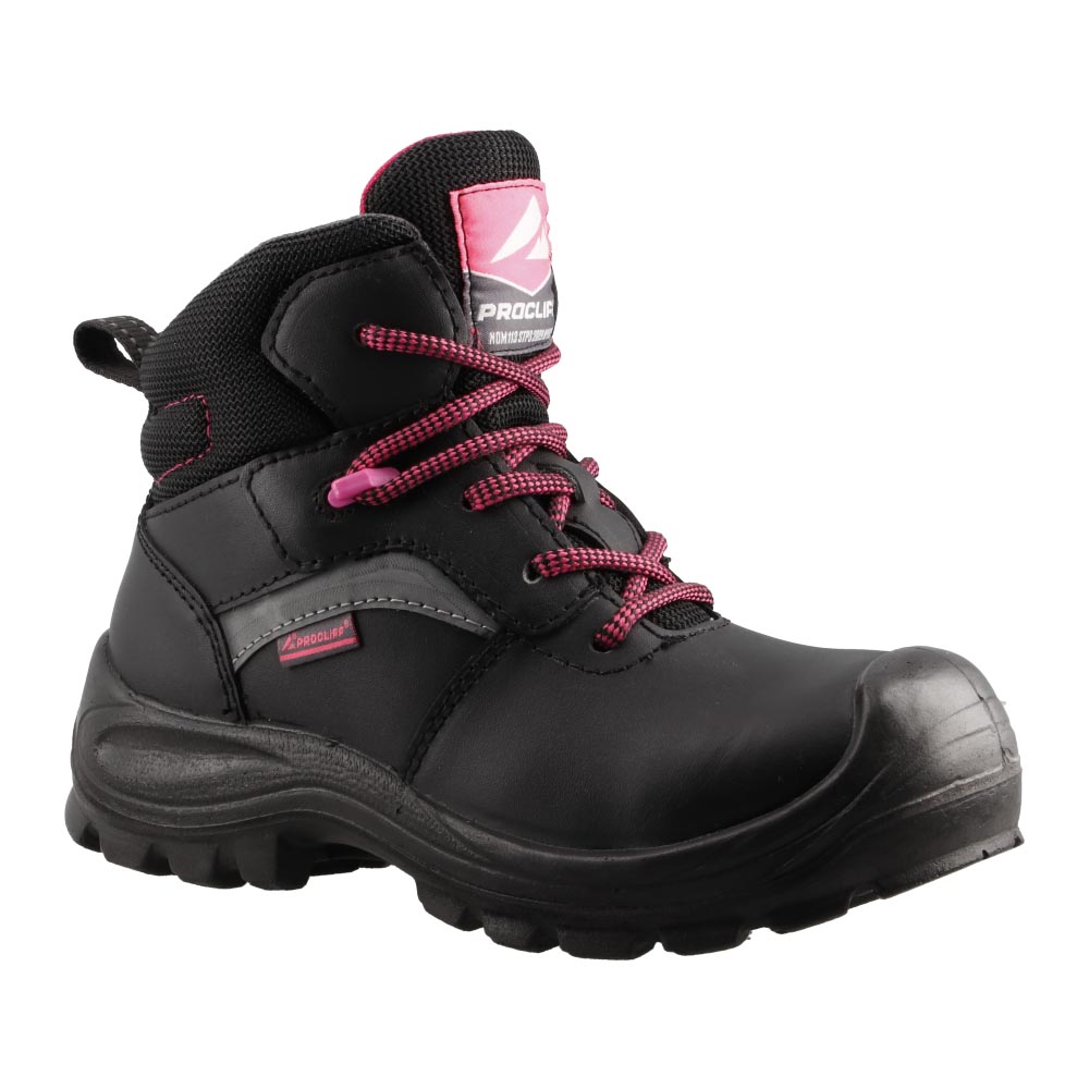 Foto 3 pulgar | Bota Pro Cliff Protection 425 Negro Caso Poliamida Mujer Trabajo Industrial Talla 22 A 26 M