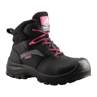 Foto 2 | Bota Pro Cliff Protection 425 Negro Caso Poliamida Mujer Trabajo Industrial Talla 22 A 26 M