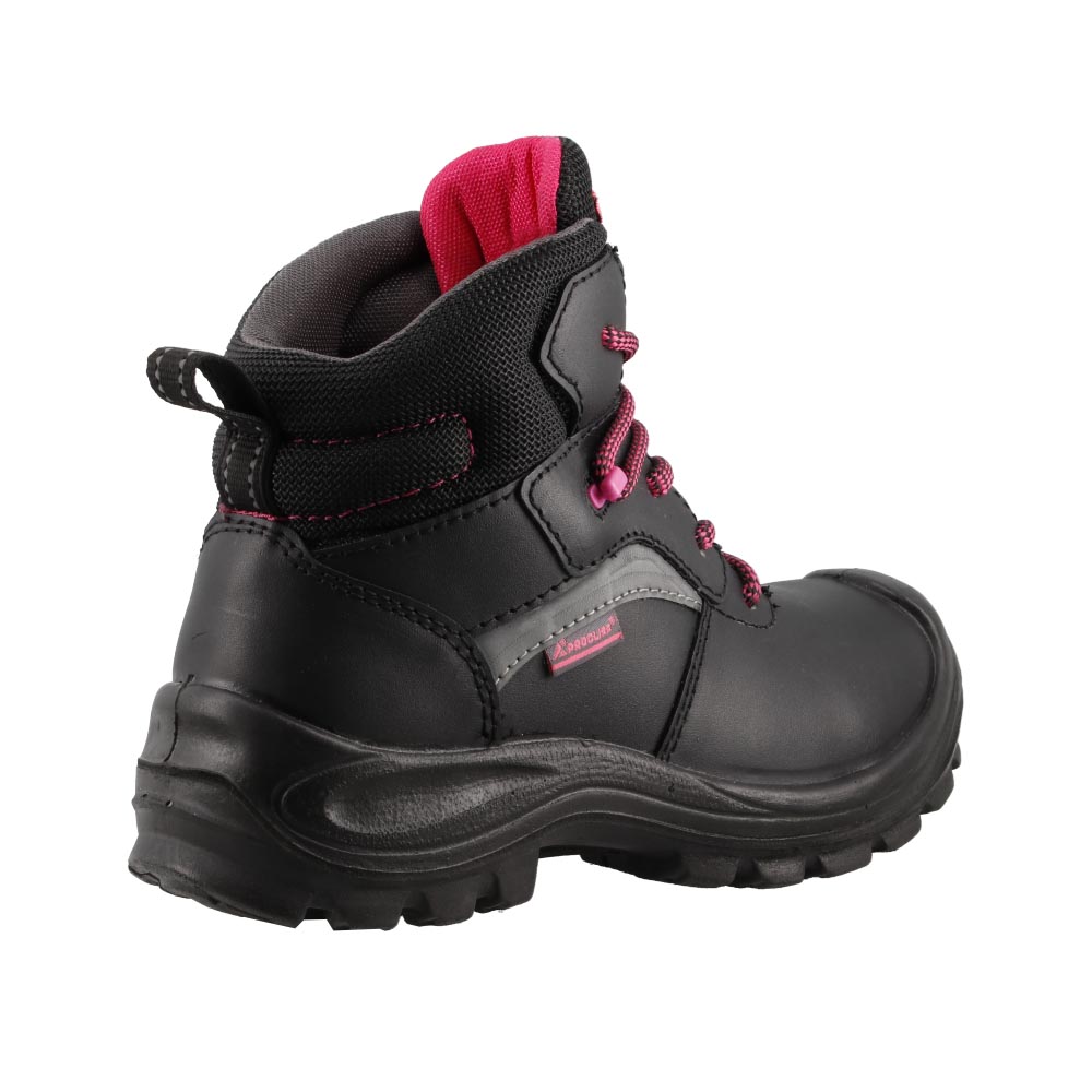 Foto 4 pulgar | Bota Pro Cliff Protection 425 Negro Caso Poliamida Mujer Trabajo Industrial Talla 22 A 26 M