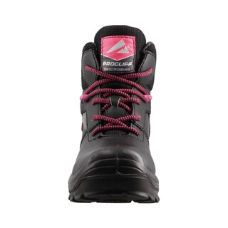Foto 5 | Bota Pro Cliff Protection 425 Negro Caso Poliamida Mujer Trabajo Industrial Talla 22 A 26 M