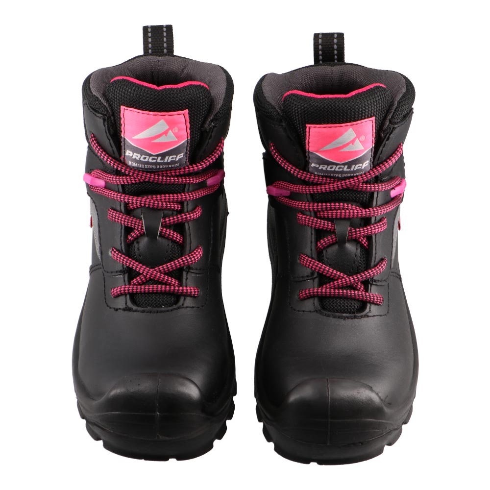 Foto 7 pulgar | Bota Pro Cliff Protection 425 Negro Caso Poliamida Mujer Trabajo Industrial Talla 22 A 26 M