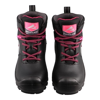 Foto 6 | Bota Pro Cliff Protection 425 Negro Caso Poliamida Mujer Trabajo Industrial Talla 22 A 26 M