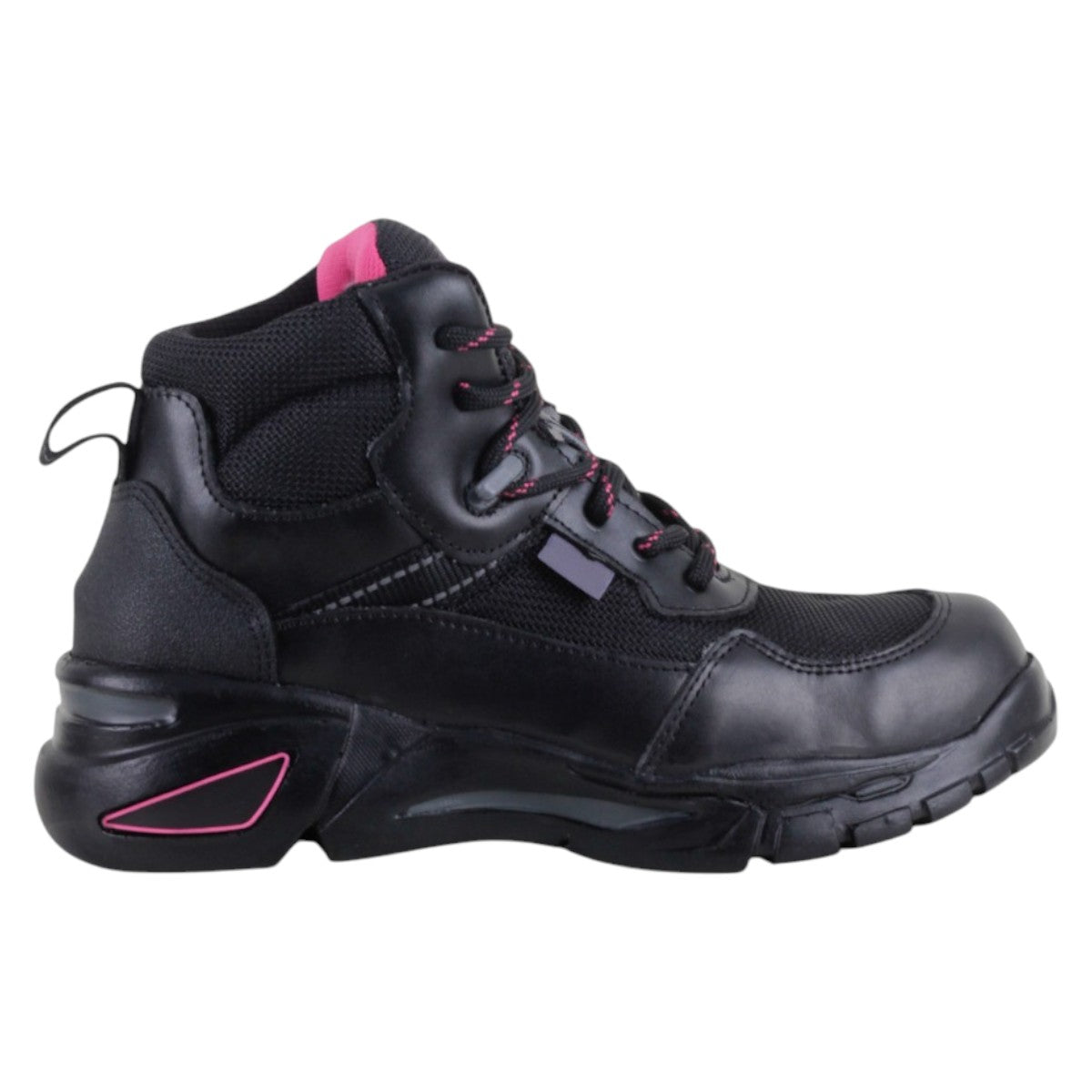 Foto 3 pulgar | Botas Industriales Exterior Piel Color Negro Para Mujer De Rbmove