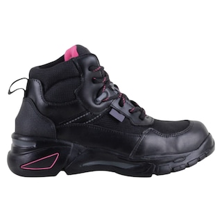 Foto 2 | Botas Industriales Exterior Piel Color Negro Para Mujer De Rbmove