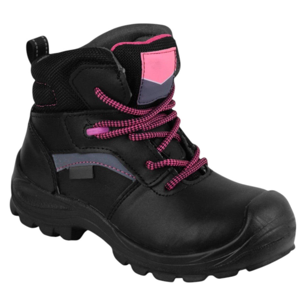 Foto 2 pulgar | Botas Industriales Exterior Piel Color Negro Para Mujer De Rbmove