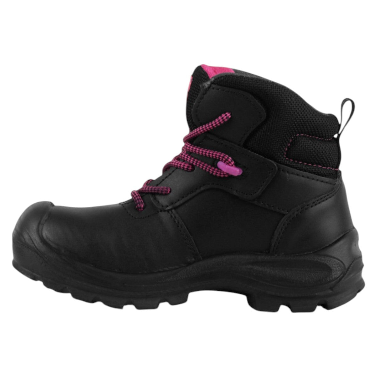 Foto 4 pulgar | Botas Industriales Exterior Piel Color Negro Para Mujer De Rbmove