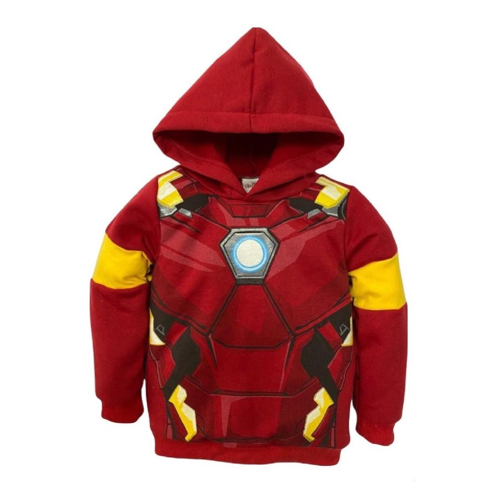 Foto 4 pulgar | Conjunto Pants Marvel con Gorro Iron Man color Rojo