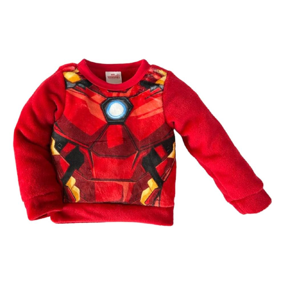 Foto 2 | Conjunto con Pants Marvel Iron Man Rojo para Niño