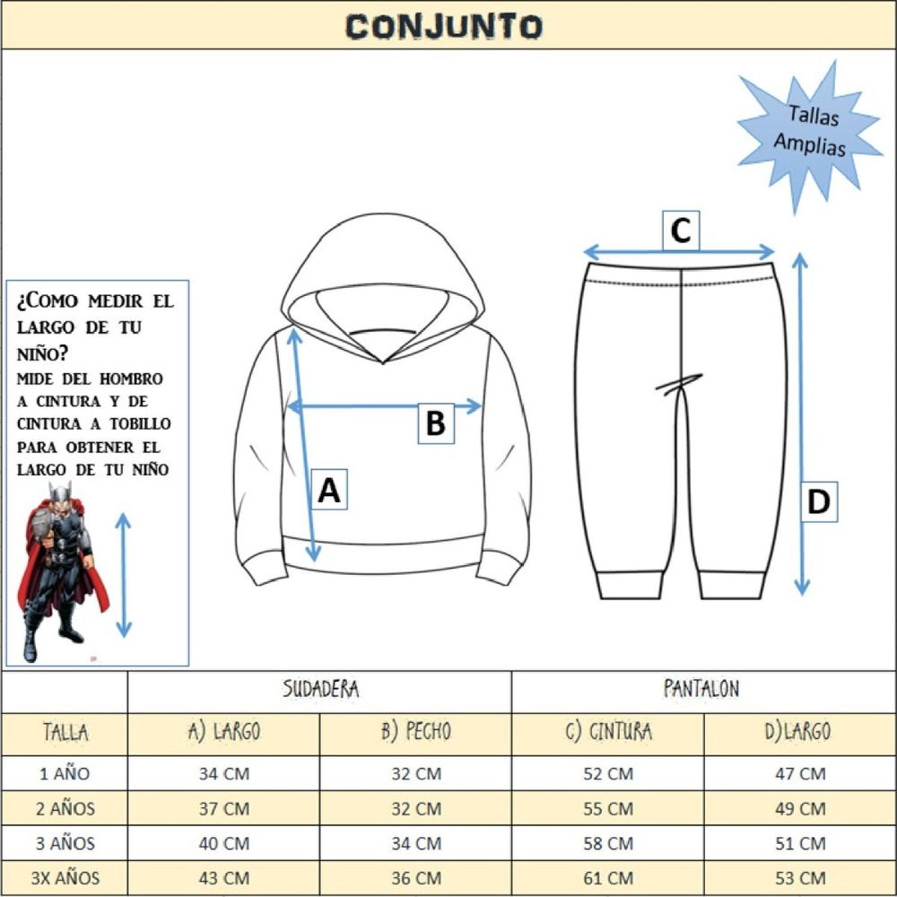 Foto 6 pulgar | Conjunto Pants Marvel Capitán América color Azul