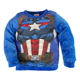 Foto 3 | Conjunto con Pantalón Marvel color Azul para Niño