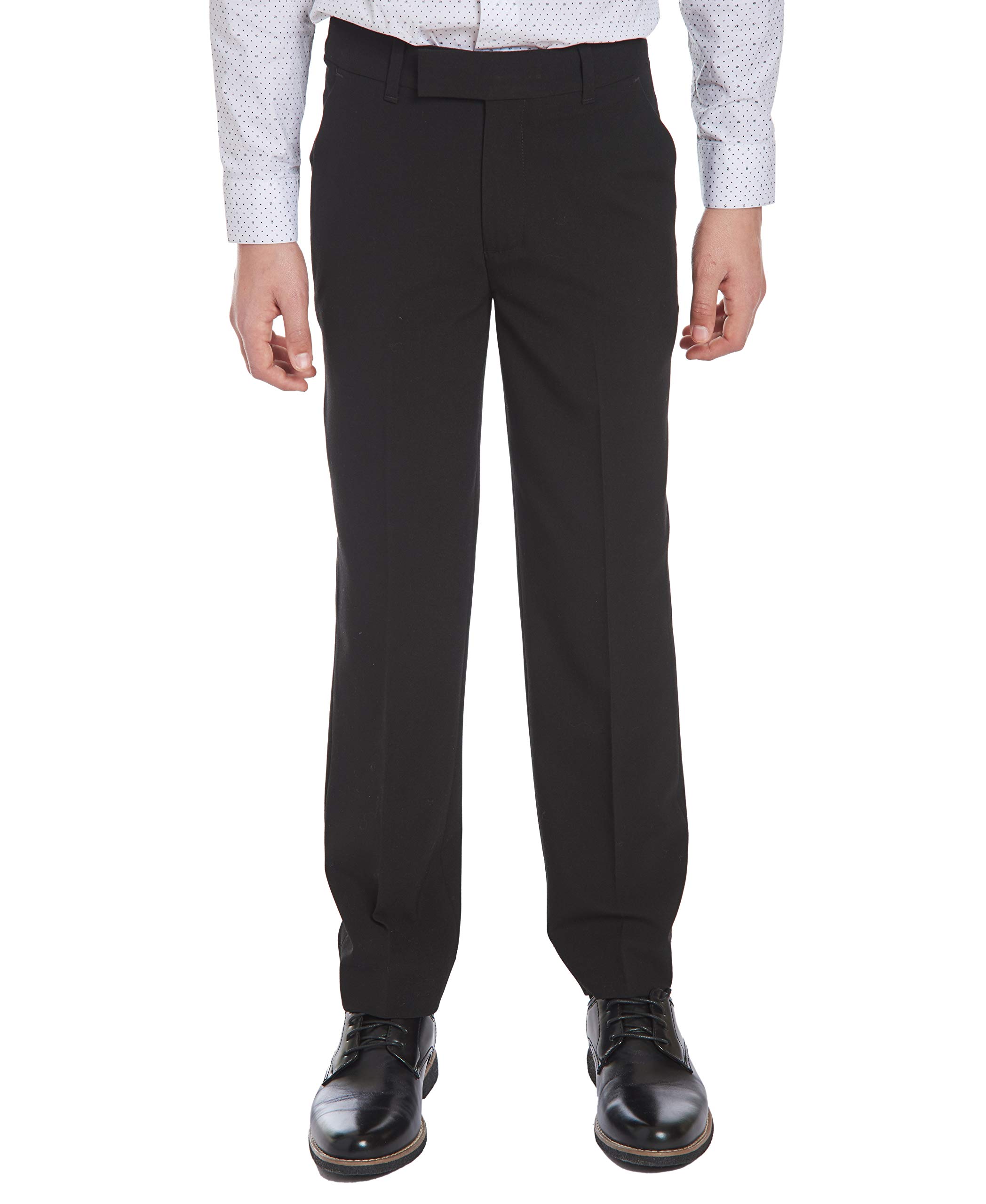 Foto 2 pulgar | Pantalón Calvin Klein con Parte Delantera Plana color Negro para Niños - Venta Internacional