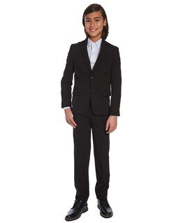 Foto 2 | Pantalón Calvin Klein con Parte Delantera Plana color Negro para Niños - Venta Internacional