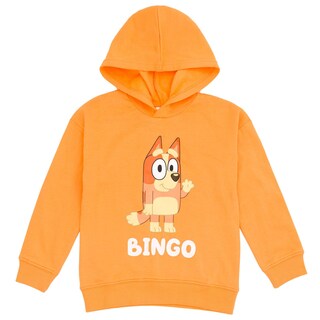 Foto 4 | Conjunto De Sudadera Con Capucha Y Pantalones Bluey Bingo De Forro Polar Para Niños Pequeños - Venta Internacional.