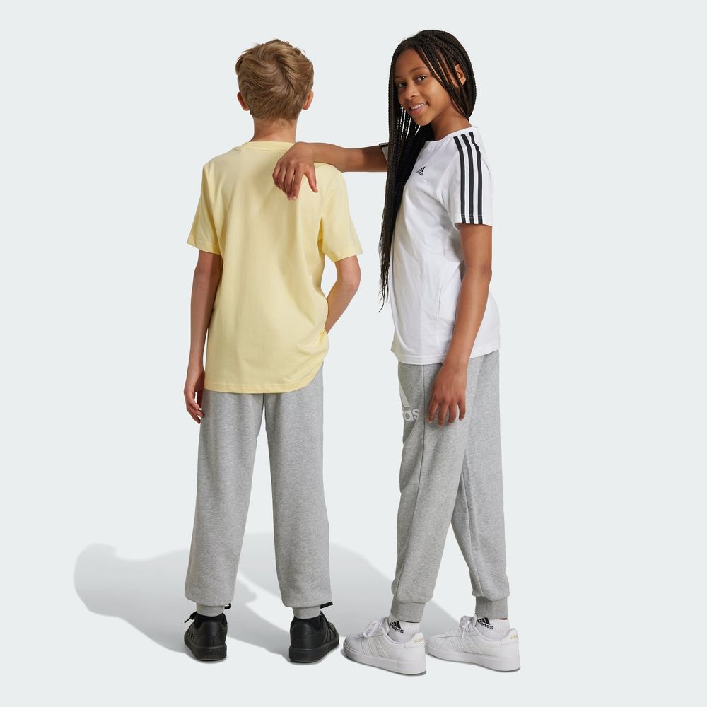 Foto 6 pulgar | Pants Essentials Regular Fit Logo Grande De Algodón Adidas Gris Niños