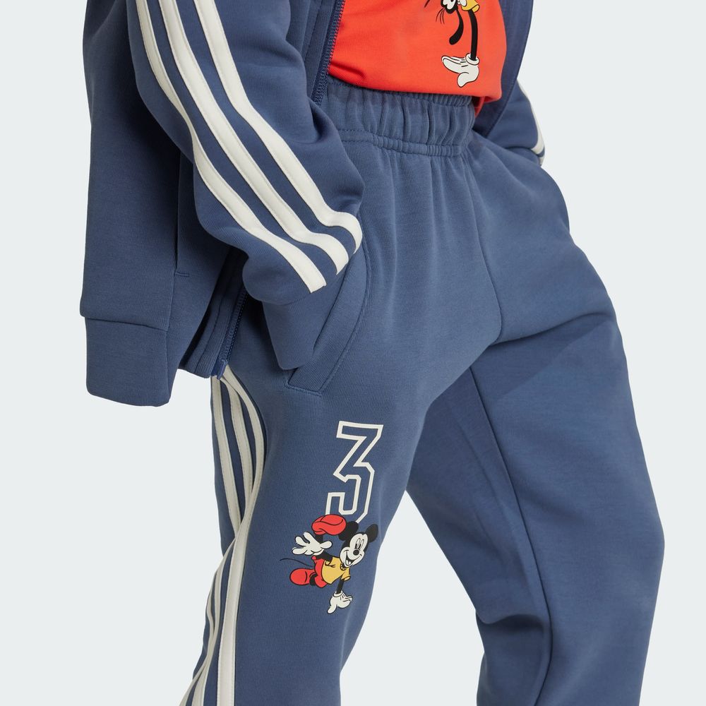 Foto 9 pulgar | Pants Disney Mickey Mouse Adidas Azul Niños