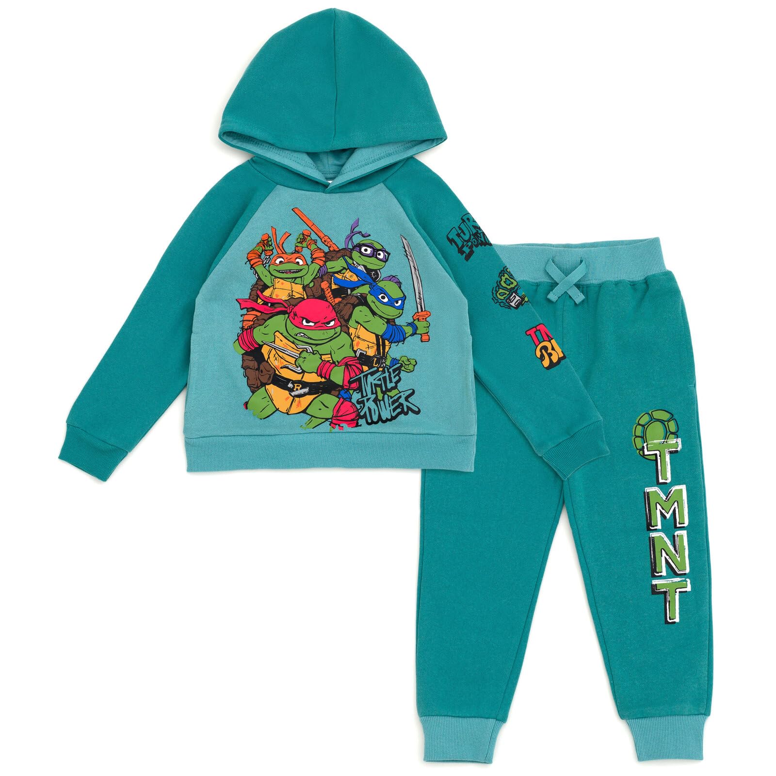 Sudadera Con Capucha Y Pantalones Deportivos Outfit Teenage Mutant Ninja Turtles - Venta Internacional.