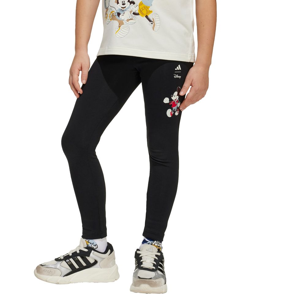 Foto 3 pulgar | Mallas Mickey Mouse Adidas X Disney Kids Adidas Negro Niños