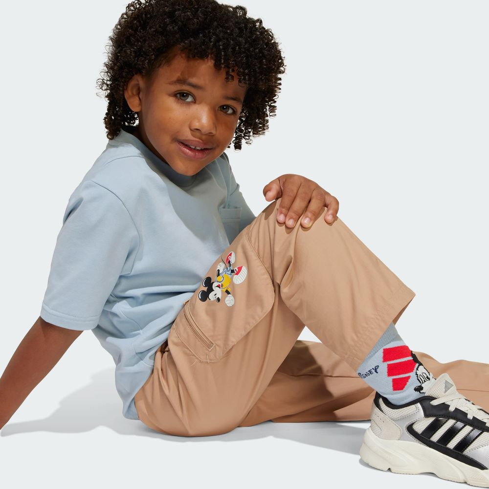 Foto 8 | Pants Adidas X Disney Mickey Mouse Kids Adidas Café Niños