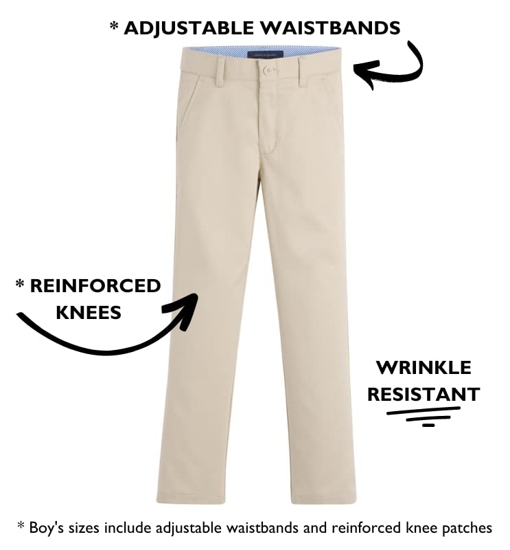 Foto 6 | Pantalones De Vestir Tommy Hilfiger Para Niños, Mezcla De Sarga, Negros, Talla 14 - Venta Internacional.
