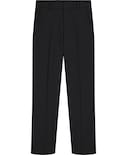 Pantalones Tommy Hilfiger Para Niños Con La Parte Delantera Plana, Recto, 12 Años, Negro - Venta Internacional.