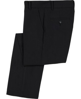 Foto 2 | Pantalones Tommy Hilfiger Para Niños Con La Parte Delantera Plana, Recto, 12 Años, Negro - Venta Internacional.