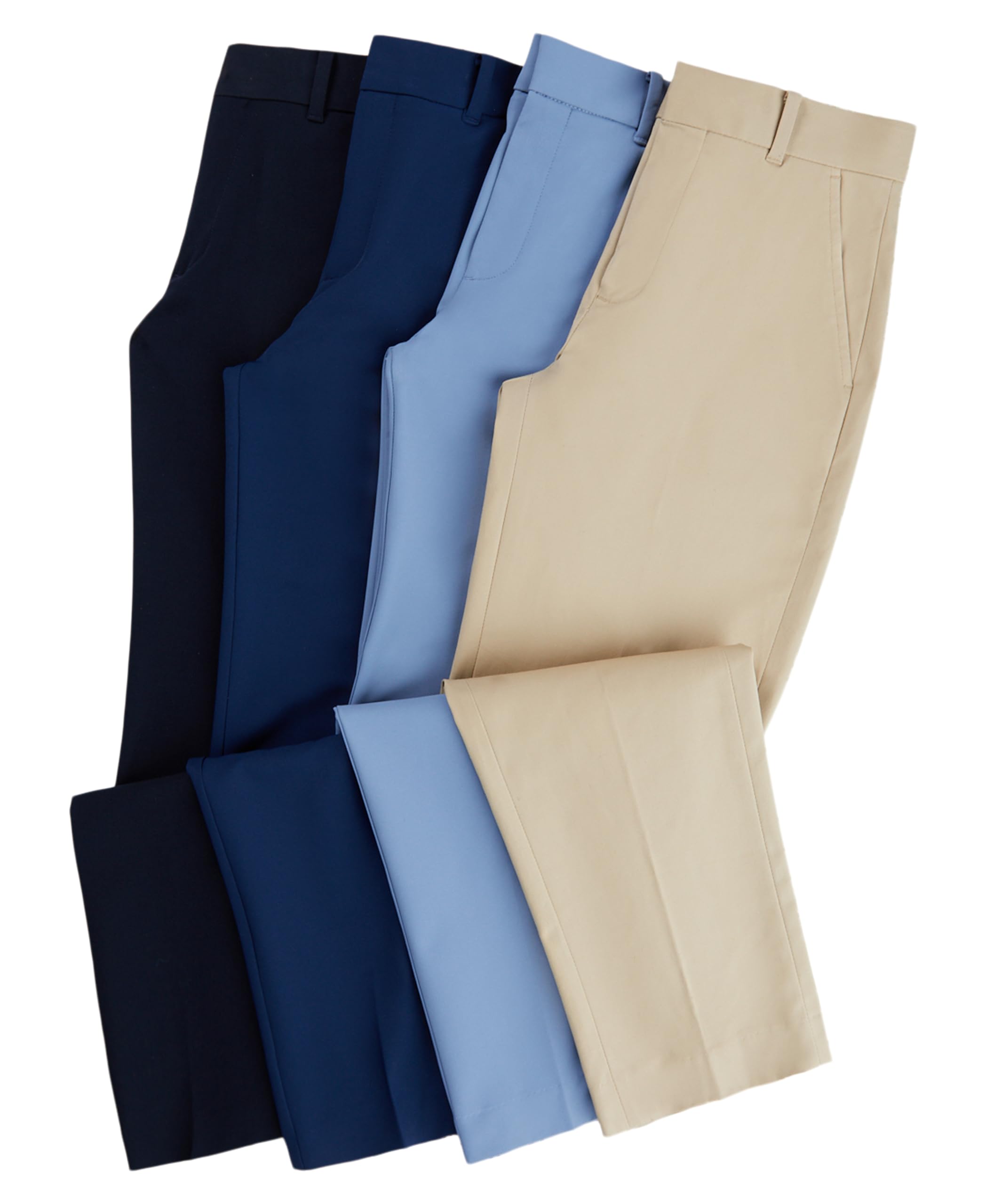 Foto 3 | Pantalones Tommy Hilfiger Para Niños Con La Parte Delantera Plana, Recto, 12 Años, Negro - Venta Internacional.